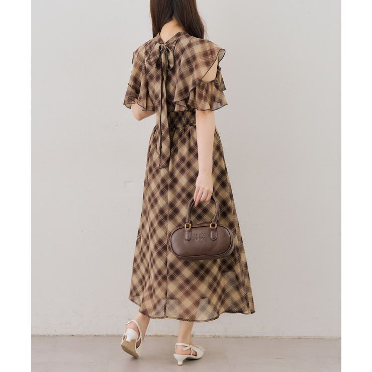 肩開き後リボンワンピース | RMAF　NICE CLAUP / OLIVE des OLIVE | 詳細画像28 