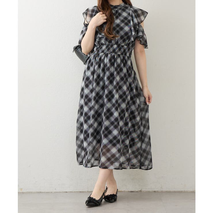 柄4 | 肩開き後リボンワンピース | RMAF　NICE CLAUP / OLIVE des OLIVE