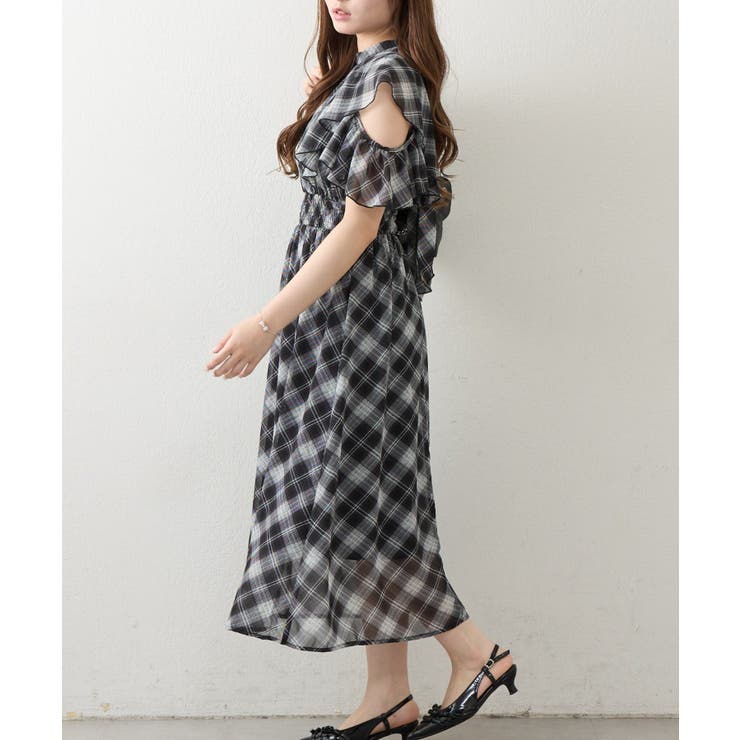 肩開き後リボンワンピース | RMAF　NICE CLAUP / OLIVE des OLIVE | 詳細画像5 