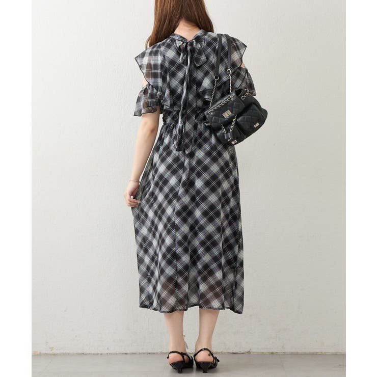 肩開き後リボンワンピース | RMAF　NICE CLAUP / OLIVE des OLIVE | 詳細画像6 