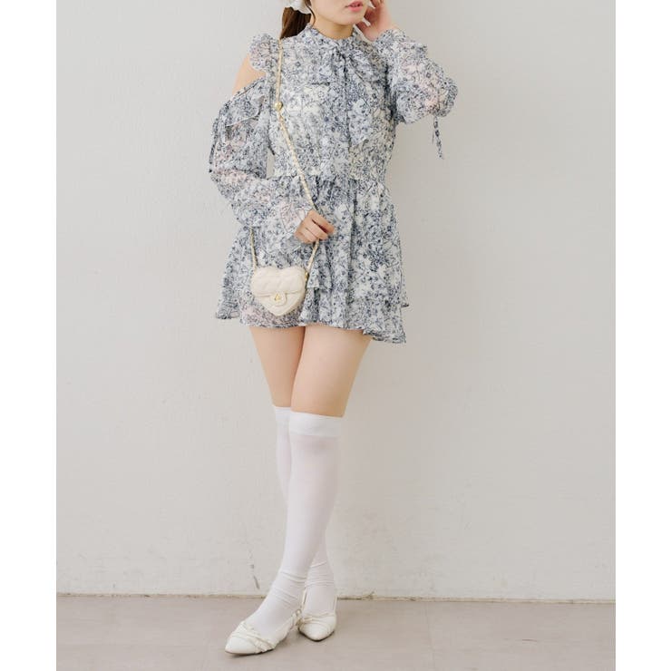 肩あきリボンワンピース | RMAF　NICE CLAUP / OLIVE des OLIVE | 詳細画像10 