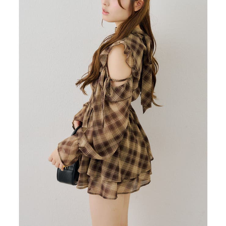 肩あきリボンワンピース | RMAF　NICE CLAUP / OLIVE des OLIVE | 詳細画像14 