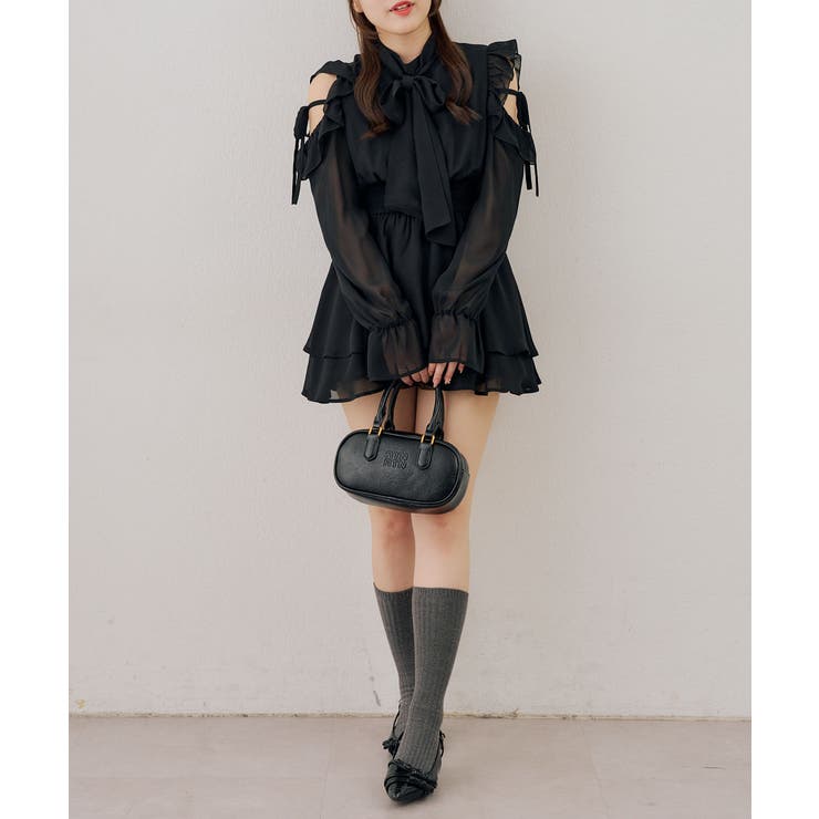 肩あきリボンワンピース | RMAF　NICE CLAUP / OLIVE des OLIVE | 詳細画像24 