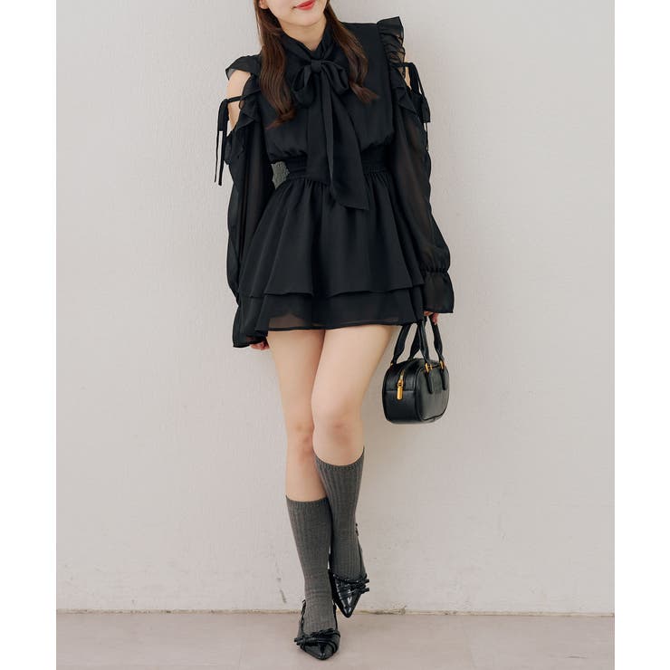 肩あきリボンワンピース | RMAF　NICE CLAUP / OLIVE des OLIVE | 詳細画像26 