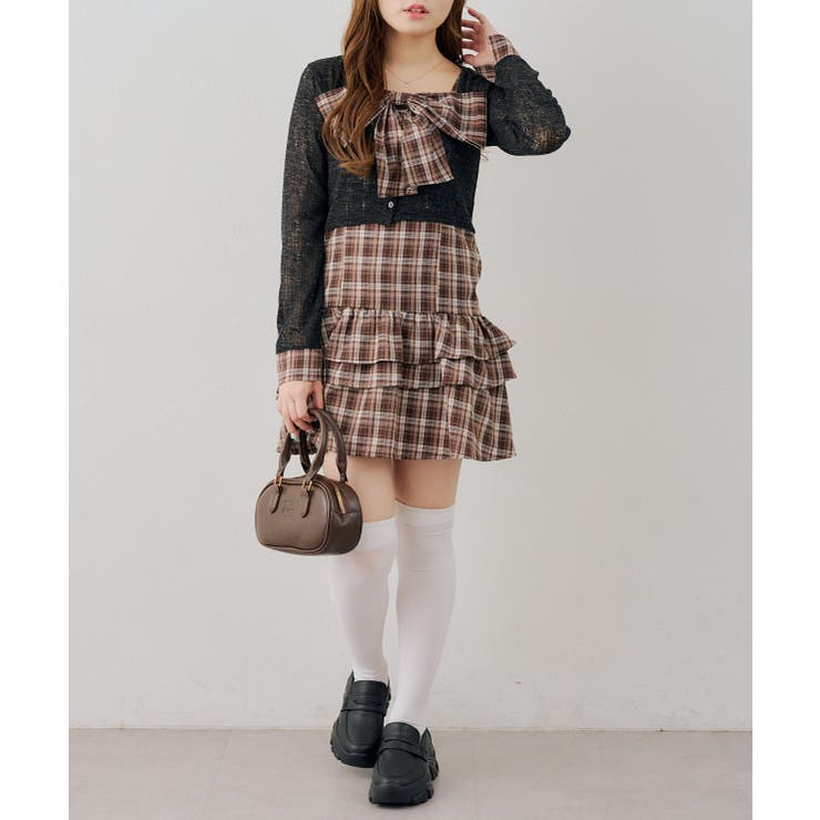 【セットアイテム】キャミリボンチュニック×ボレロ | RMAF　NICE CLAUP / OLIVE des OLIVE | 詳細画像13 