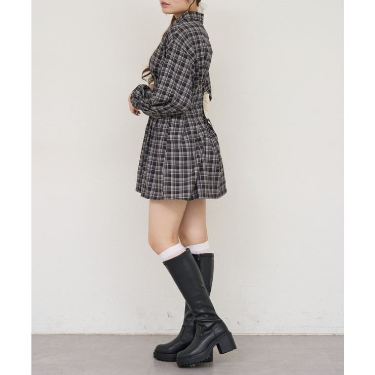 後ろレースアップシャツワンピース | RMAF　NICE CLAUP / OLIVE des OLIVE | 詳細画像28 