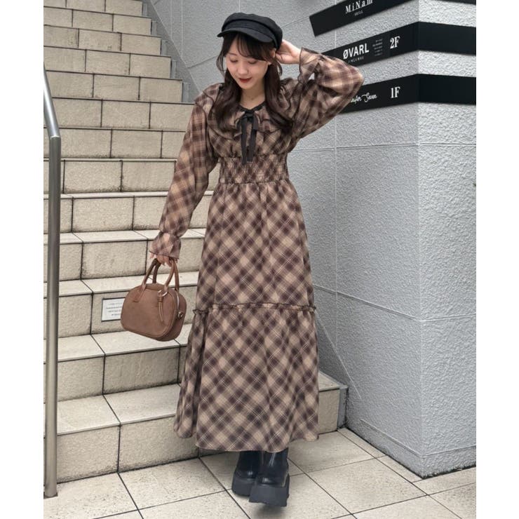 フリル衿リボンワンピース | RMAF　NICE CLAUP / OLIVE des OLIVE | 詳細画像5 