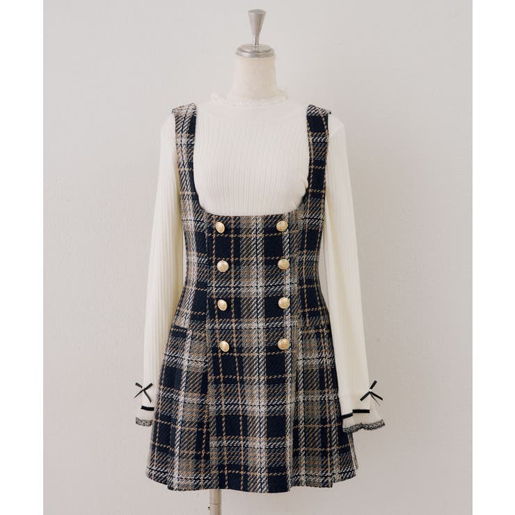【ツイードコレクション】バックレースアップミニスカート | RMAF　NICE CLAUP / OLIVE des OLIVE | 詳細画像26 