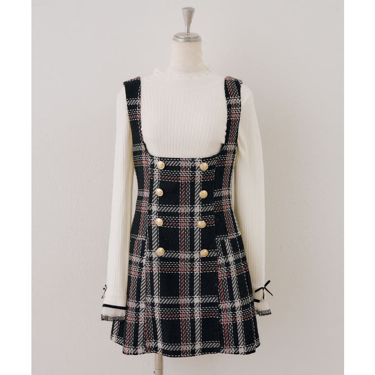 【ツイードコレクション】バックレースアップミニスカート | RMAF　NICE CLAUP / OLIVE des OLIVE | 詳細画像27 