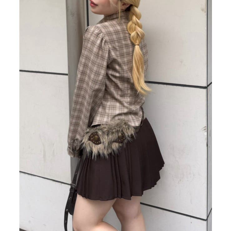 フェイクファーコンビベルト | RMAF　NICE CLAUP / OLIVE des OLIVE | 詳細画像11 