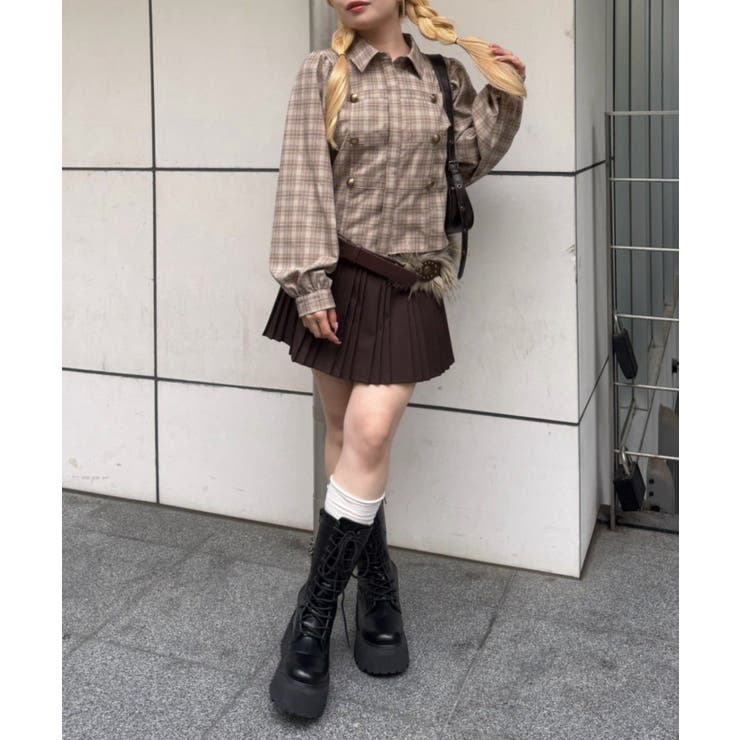 フェイクファーコンビベルト | RMAF　NICE CLAUP / OLIVE des OLIVE | 詳細画像13 
