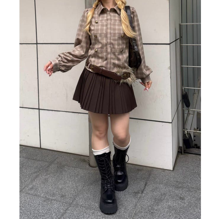 フェイクファーコンビベルト | RMAF　NICE CLAUP / OLIVE des OLIVE | 詳細画像14 