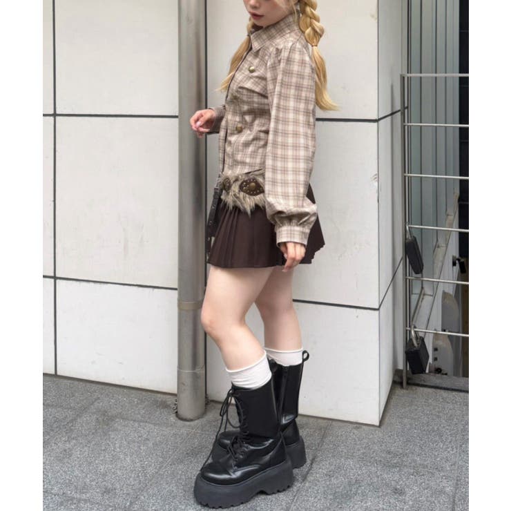 フェイクファーコンビベルト | RMAF　NICE CLAUP / OLIVE des OLIVE | 詳細画像15 
