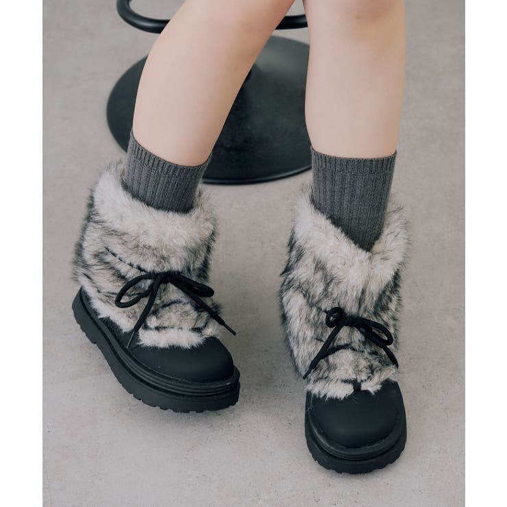 フェイクファーハーフブーツ | RMAF　NICE CLAUP / OLIVE des OLIVE | 詳細画像8 