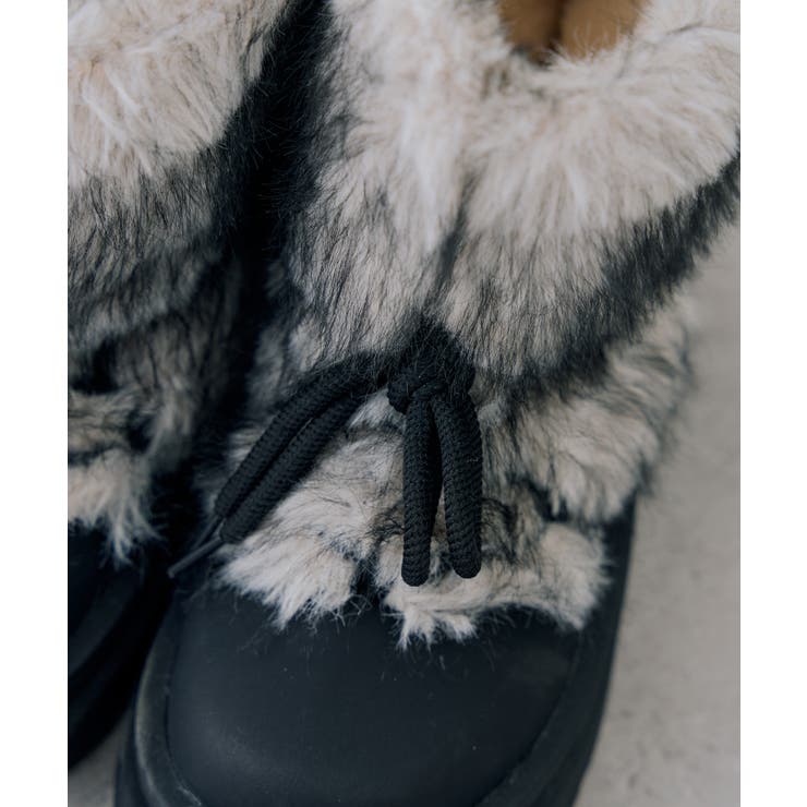 フェイクファーハーフブーツ | RMAF　NICE CLAUP / OLIVE des OLIVE | 詳細画像12 