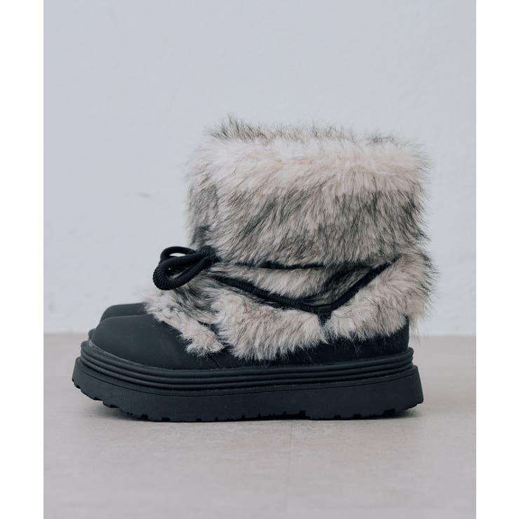 フェイクファーハーフブーツ | RMAF　NICE CLAUP / OLIVE des OLIVE | 詳細画像14 