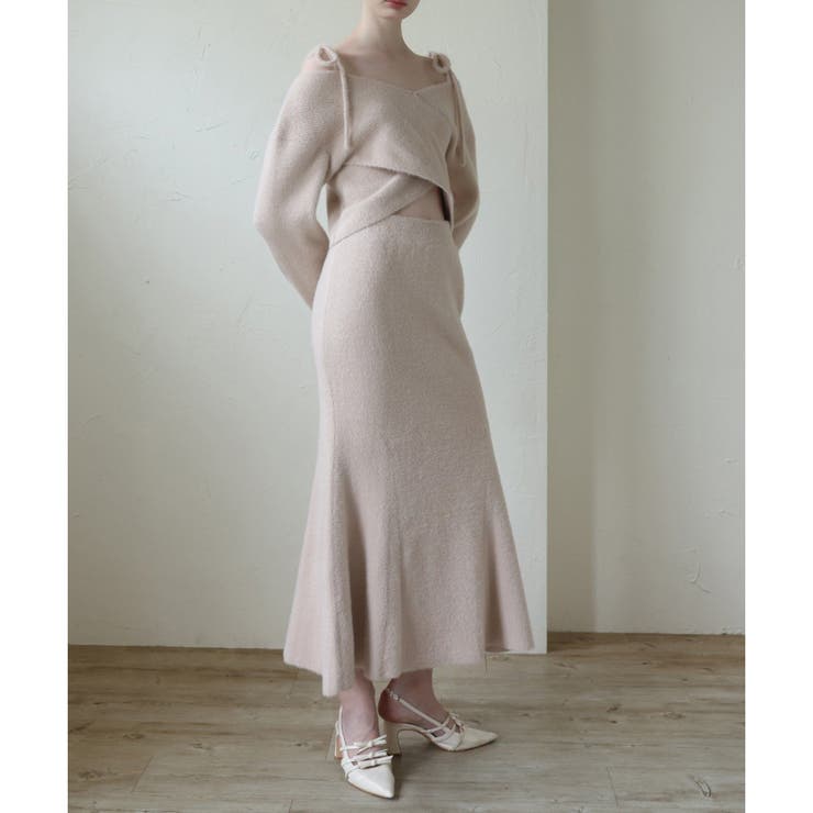 ピンク | 【Seemi.】ニットスカート | NICE CLAUP / OLIVE des OLIVE　OUTLET