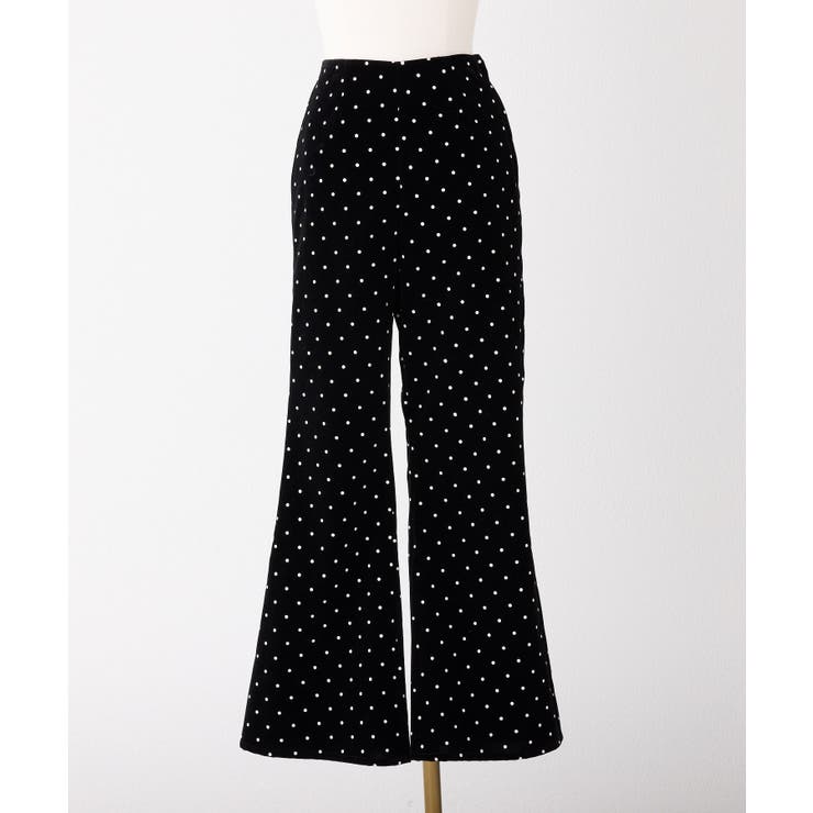 【Seemi.】ベロアドットパンツ | NICE CLAUP / OLIVE des OLIVE　OUTLET | 詳細画像6 