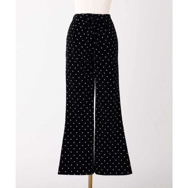 【Seemi.】ベロアドットパンツ | NICE CLAUP / OLIVE des OLIVE　OUTLET | 詳細画像11 