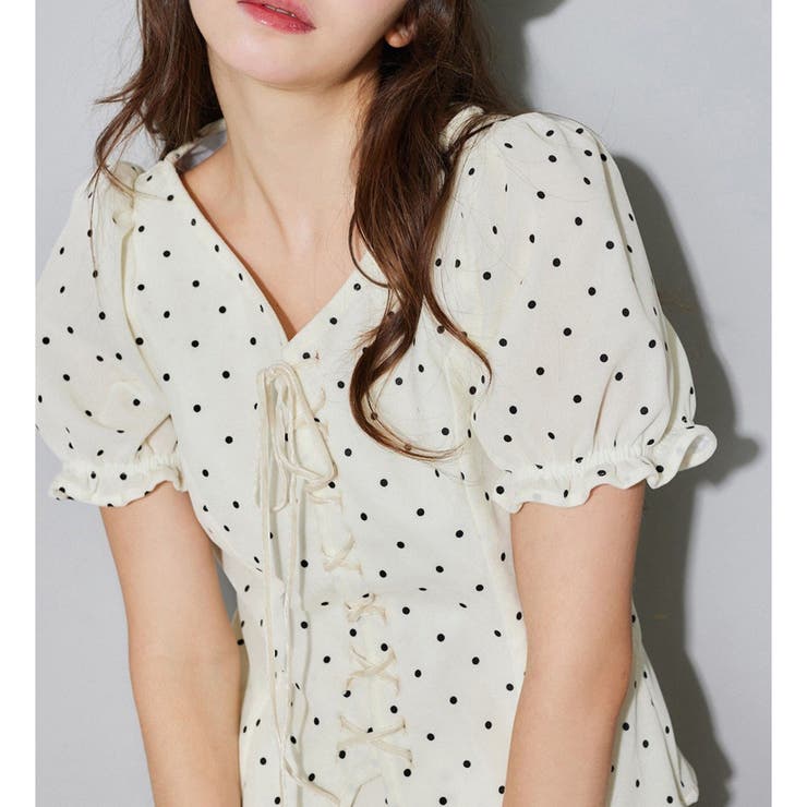 【Seemi.】ベロアドットブラウス | NICE CLAUP / OLIVE des OLIVE　OUTLET | 詳細画像29 