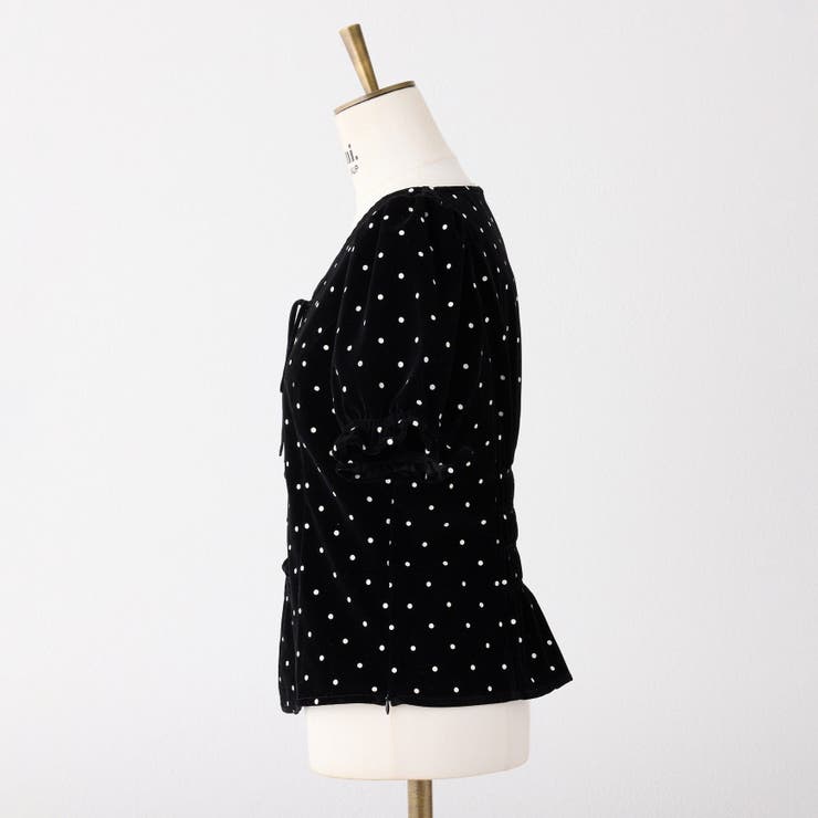 【Seemi.】ベロアドットブラウス | NICE CLAUP / OLIVE des OLIVE　OUTLET | 詳細画像21 