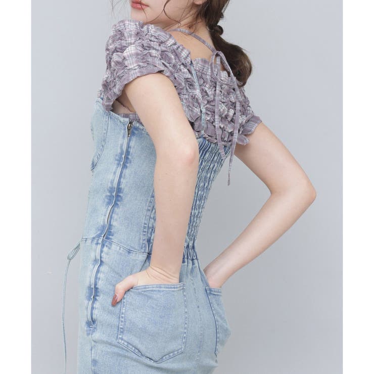 【Seemi.】くしゅくしゅビスチェ | NICE CLAUP / OLIVE des OLIVE OUTLET | 詳細画像11