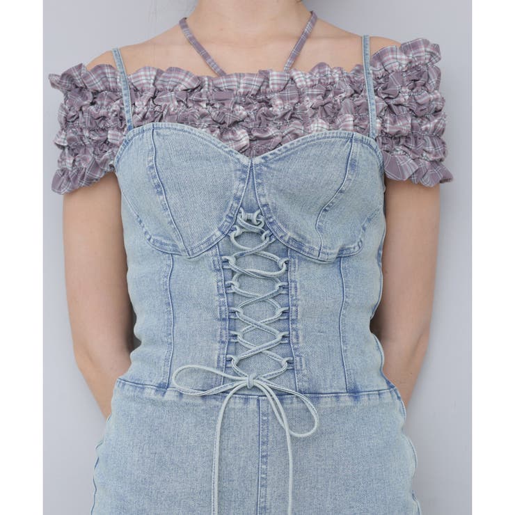 【Seemi.】くしゅくしゅビスチェ | NICE CLAUP / OLIVE des OLIVE OUTLET | 詳細画像12