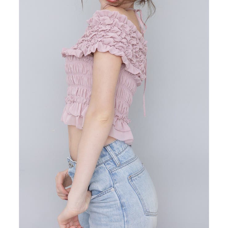 【Seemi.】くしゅくしゅビスチェ | NICE CLAUP / OLIVE des OLIVE OUTLET | 詳細画像3