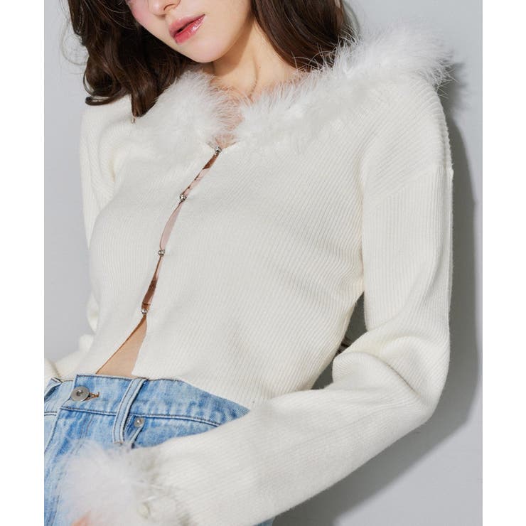 Seemi.】マラボー付きカーディガン[品番：NCLW0016712]｜NICE CLAUP