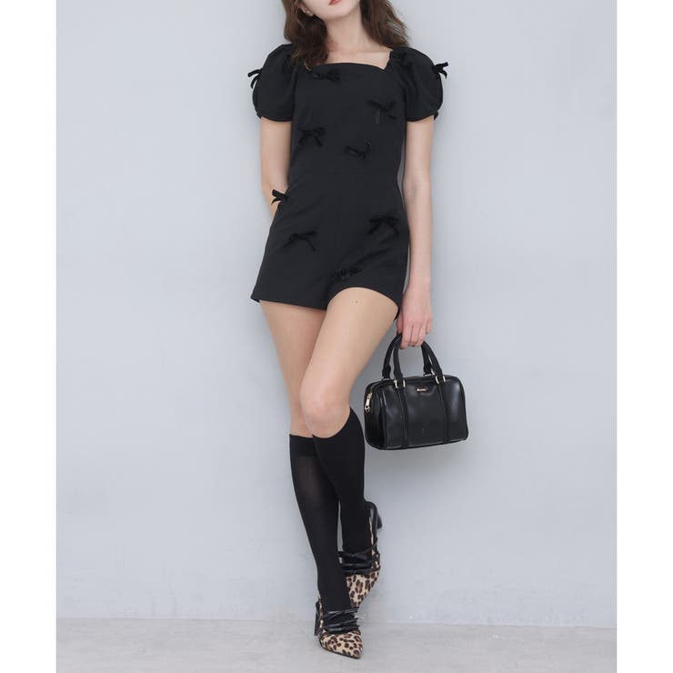 【Seemi.】リボンミニサロペ | NICE CLAUP / OLIVE des OLIVE　OUTLET | 詳細画像17 