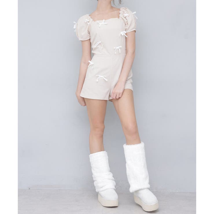 【Seemi.】リボンミニサロペ | NICE CLAUP / OLIVE des OLIVE　OUTLET | 詳細画像6 