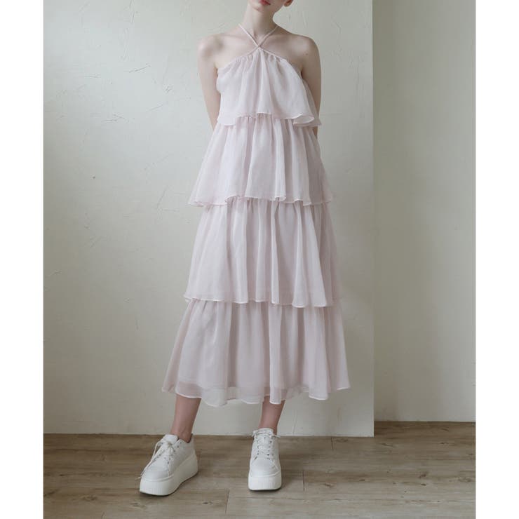 ピンク | 【Seemi.】ティアードワンピ | NICE CLAUP / OLIVE des OLIVE　OUTLET