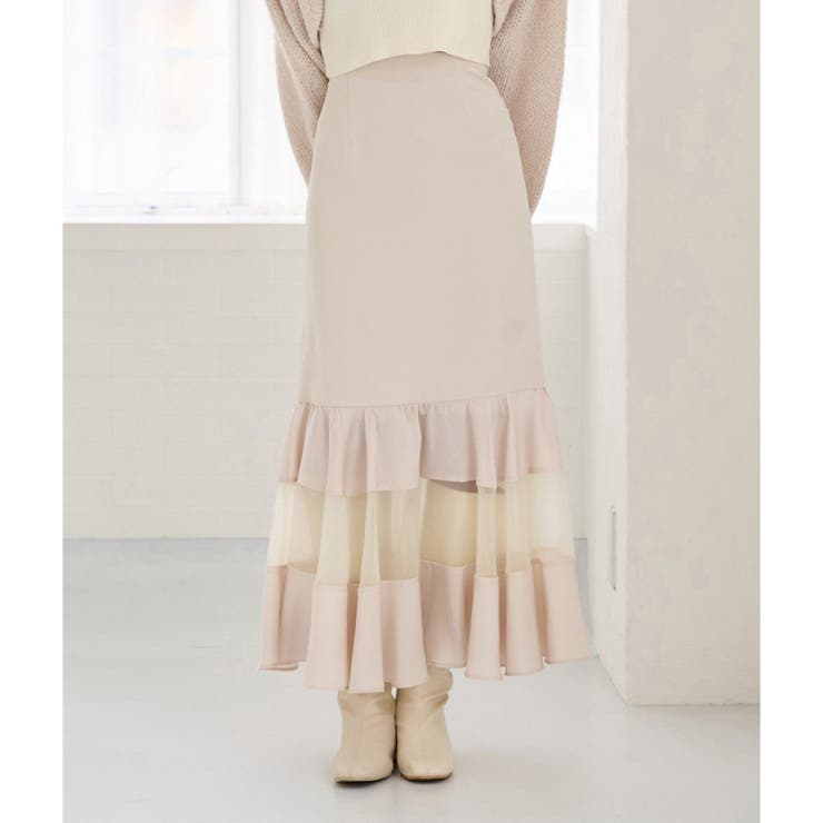 アイボリー | 【Seemi】スカート | NICE CLAUP / OLIVE des OLIVE　OUTLET