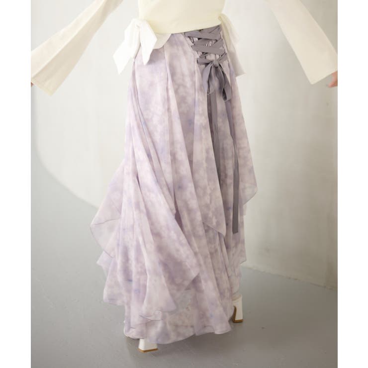 【Seemi】backレースアップマーメイドロングスカート | NICE CLAUP / OLIVE des OLIVE　OUTLET | 詳細画像26 