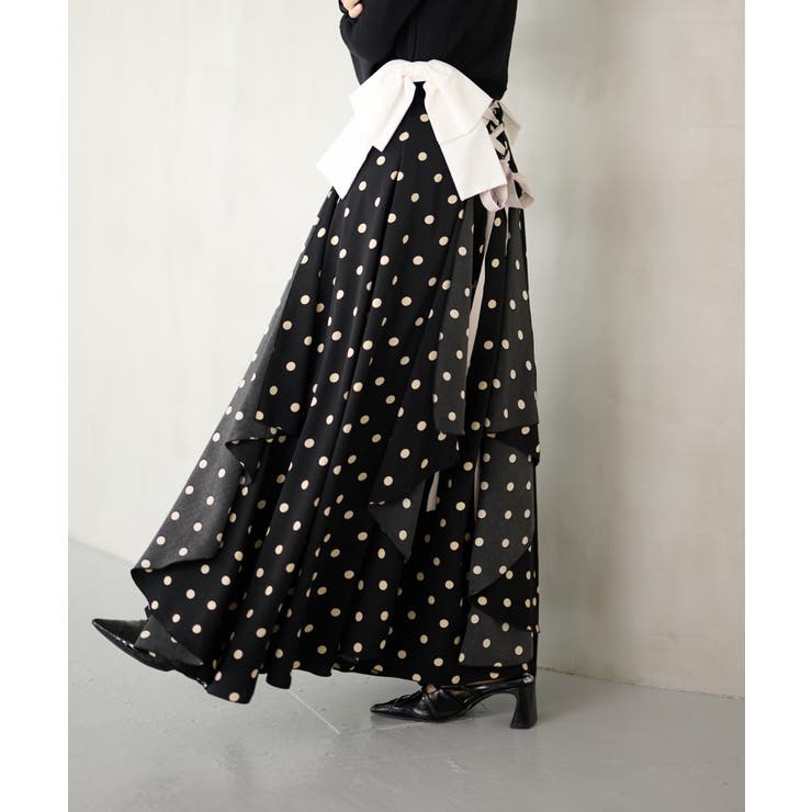 【Seemi】backレースアップマーメイドロングスカート | NICE CLAUP / OLIVE des OLIVE　OUTLET | 詳細画像15 