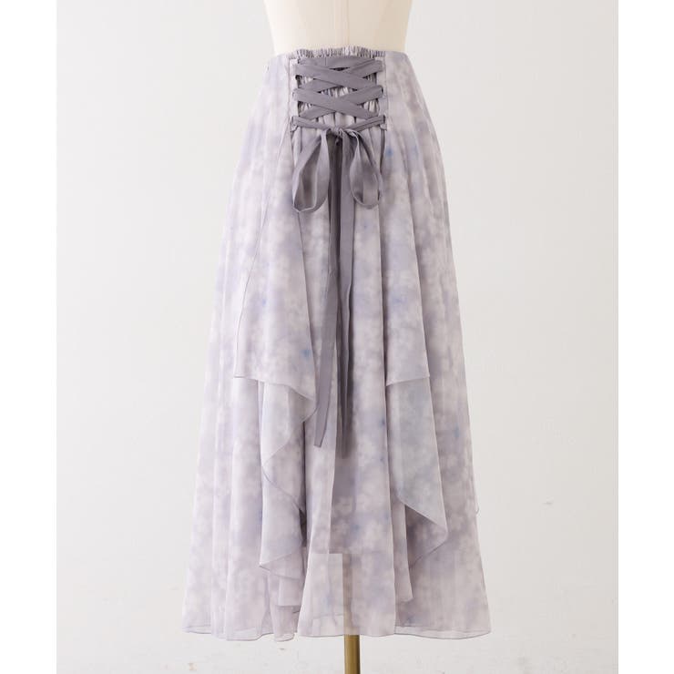 【Seemi】backレースアップマーメイドロングスカート | NICE CLAUP / OLIVE des OLIVE　OUTLET | 詳細画像21 