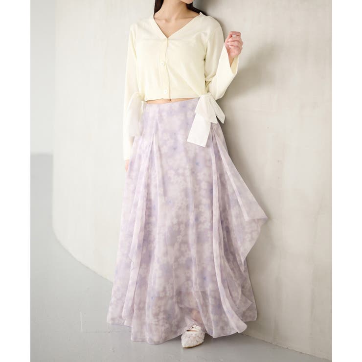 【Seemi】backレースアップマーメイドロングスカート | NICE CLAUP / OLIVE des OLIVE　OUTLET | 詳細画像10 