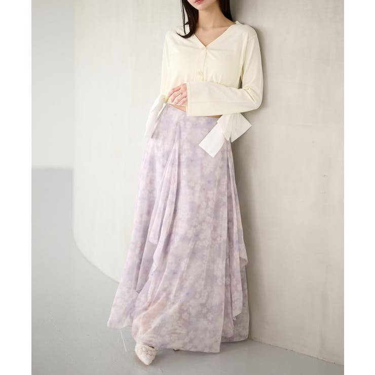 【Seemi】backレースアップマーメイドロングスカート | NICE CLAUP / OLIVE des OLIVE　OUTLET | 詳細画像11 