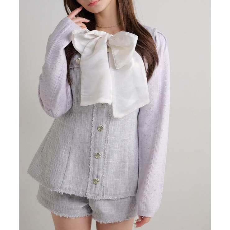 【Seemi】ツイードショートパンツ | NICE CLAUP / OLIVE des OLIVE　OUTLET | 詳細画像7 