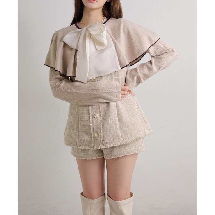 【Seemi】ツイードショートパンツ | NICE CLAUP / OLIVE des OLIVE　OUTLET | 詳細画像11 