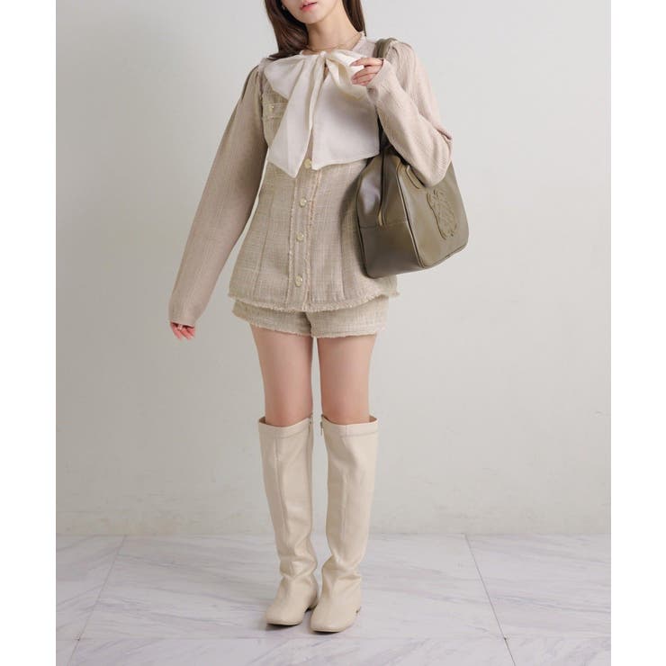 【Seemi】ツイードショートパンツ | NICE CLAUP / OLIVE des OLIVE　OUTLET | 詳細画像12 