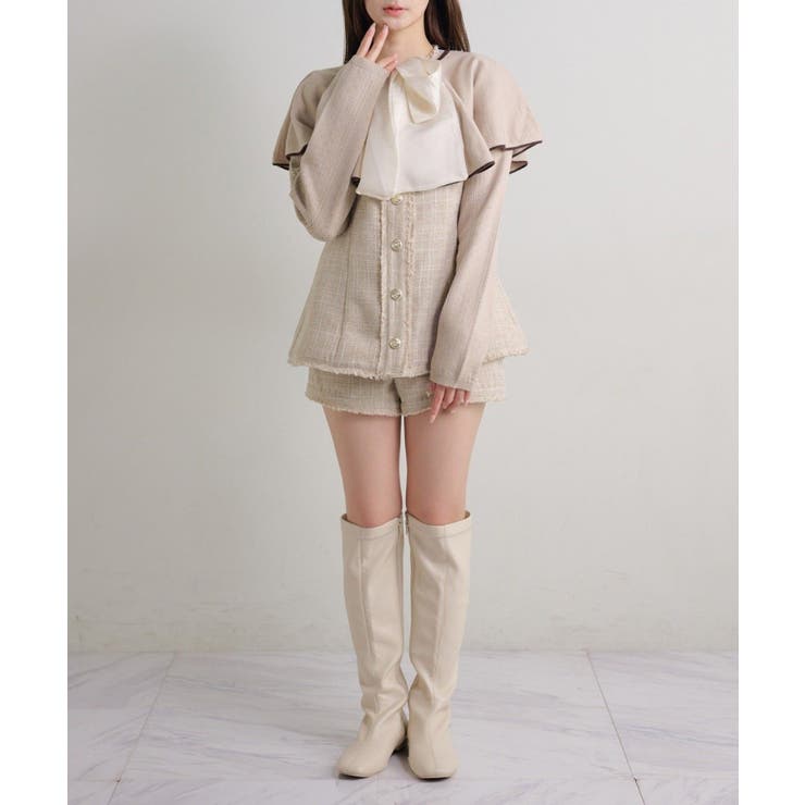 【Seemi】ツイードショートパンツ | NICE CLAUP / OLIVE des OLIVE　OUTLET | 詳細画像13 