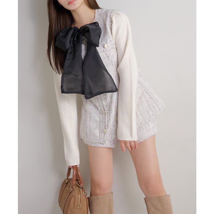 【Seemi】ツイードショートパンツ | NICE CLAUP / OLIVE des OLIVE　OUTLET | 詳細画像15 