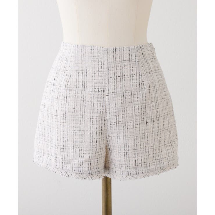 アイボリー | 【Seemi】ツイードショートパンツ | NICE CLAUP / OLIVE des OLIVE　OUTLET