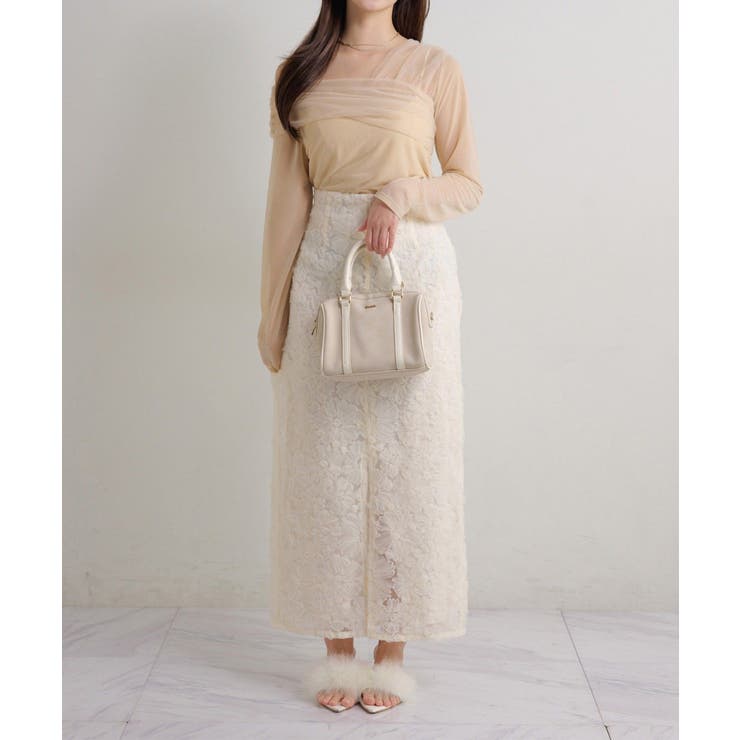 【Seemi】チュールオフショルトップス | NICE CLAUP / OLIVE des OLIVE　OUTLET | 詳細画像20 