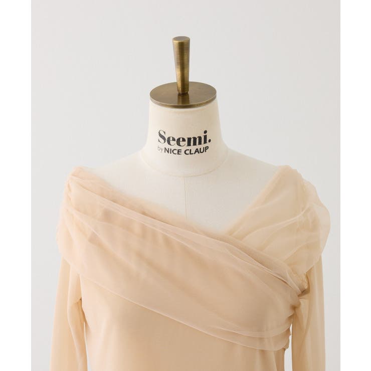 【Seemi】チュールオフショルトップス | NICE CLAUP / OLIVE des OLIVE　OUTLET | 詳細画像25 