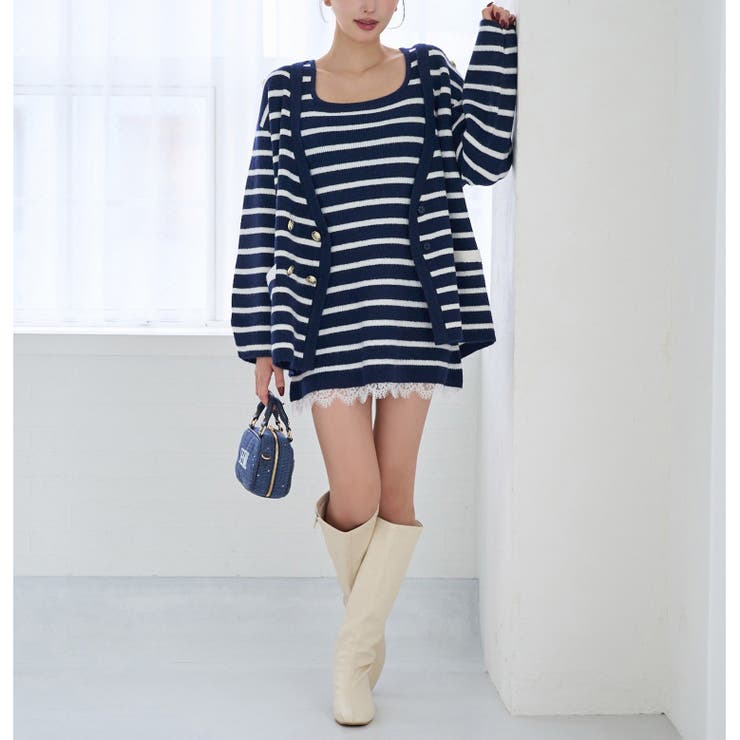 【Seemi】2枚セットワンピ | NICE CLAUP / OLIVE des OLIVE　OUTLET | 詳細画像1 