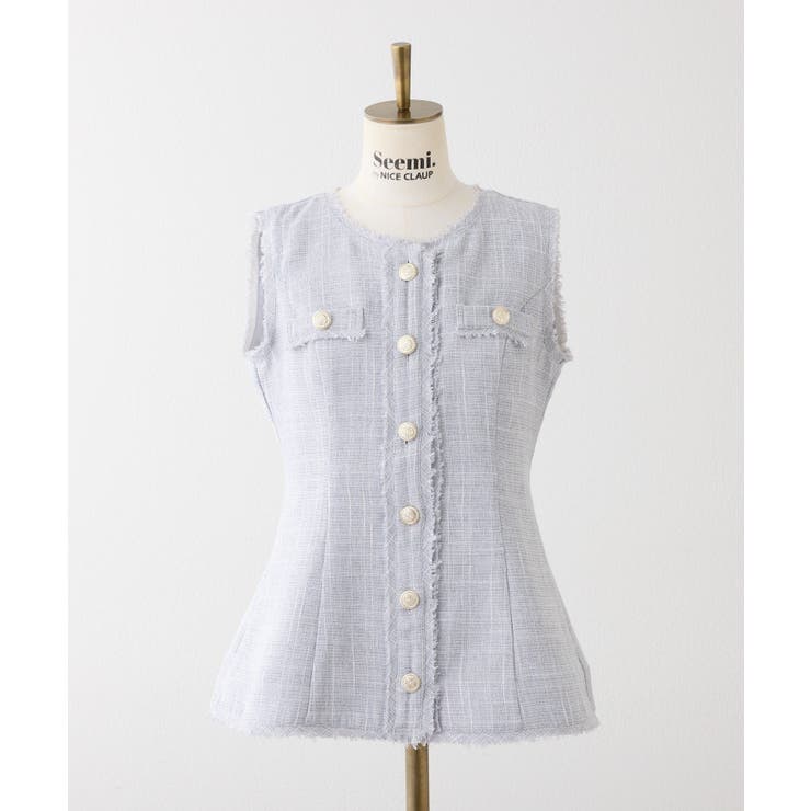 【Seemi】ツイードミニワンピ | NICE CLAUP / OLIVE des OLIVE　OUTLET | 詳細画像7 