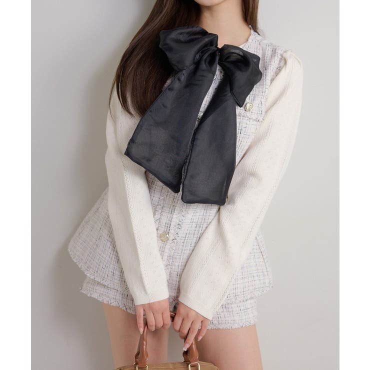 【Seemi】ツイードミニワンピ | NICE CLAUP / OLIVE des OLIVE　OUTLET | 詳細画像8 