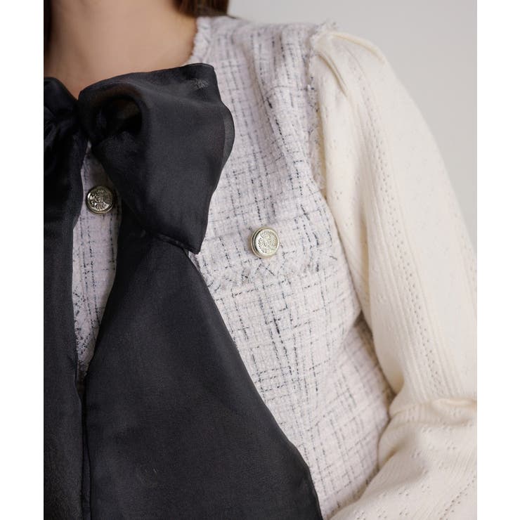 【Seemi】ツイードミニワンピ | NICE CLAUP / OLIVE des OLIVE　OUTLET | 詳細画像10 